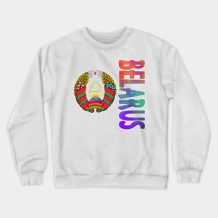 Belarus Coat of Arms Design Crewneck Sweatshirt